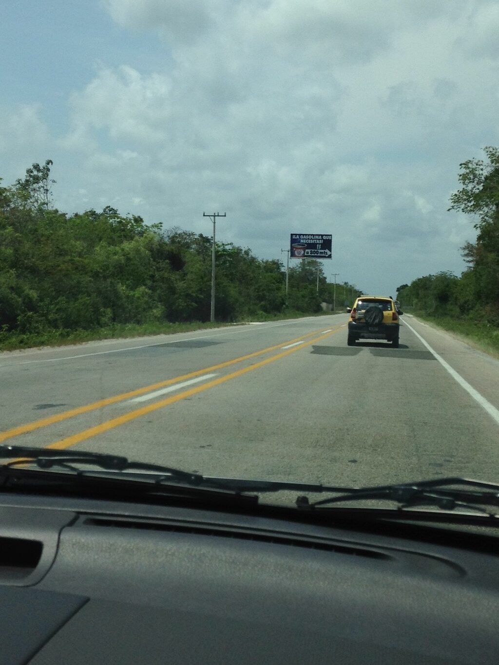 driving from Cancun to Chichen Itza