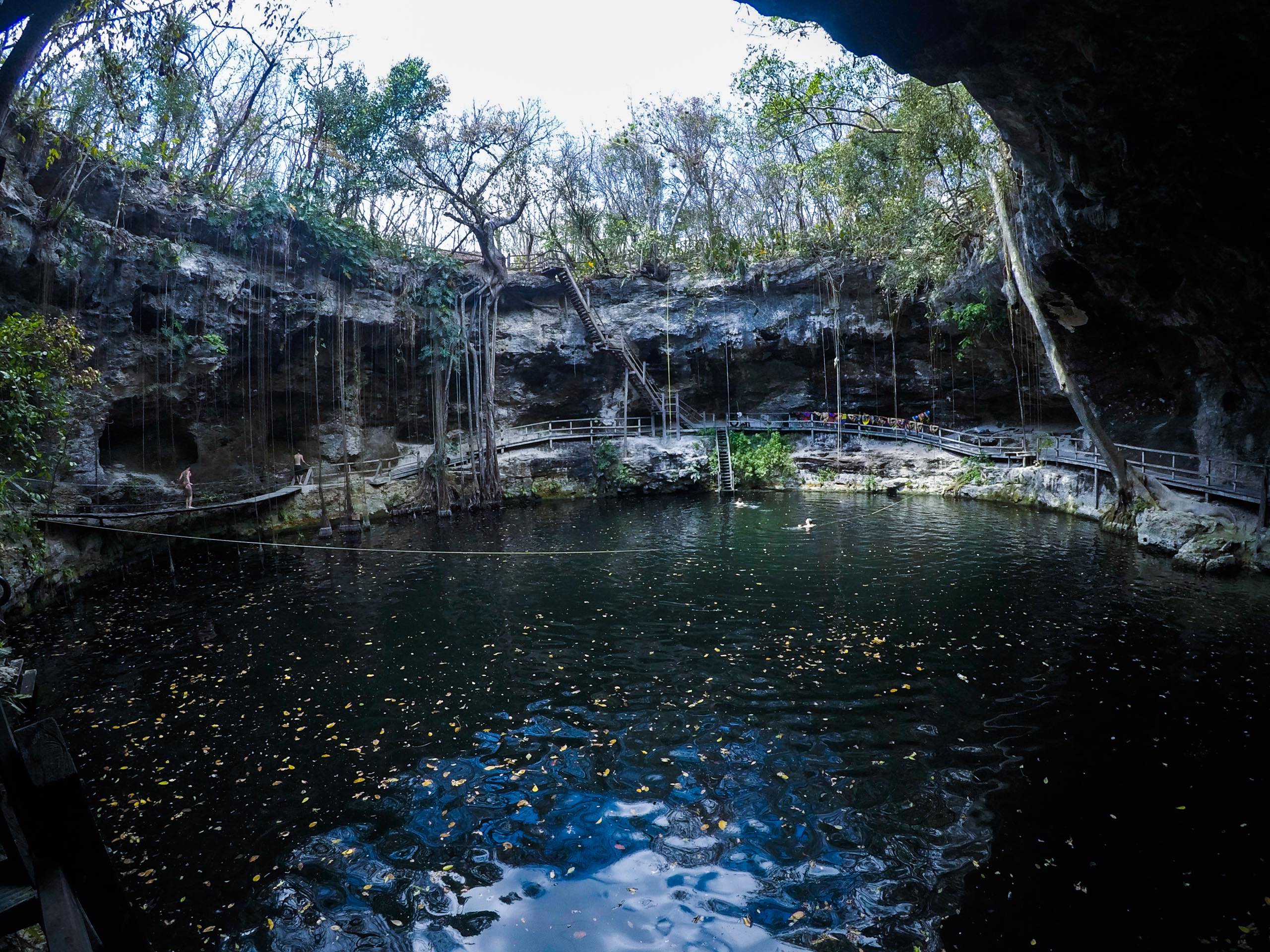 Cenote near Chichen Itza