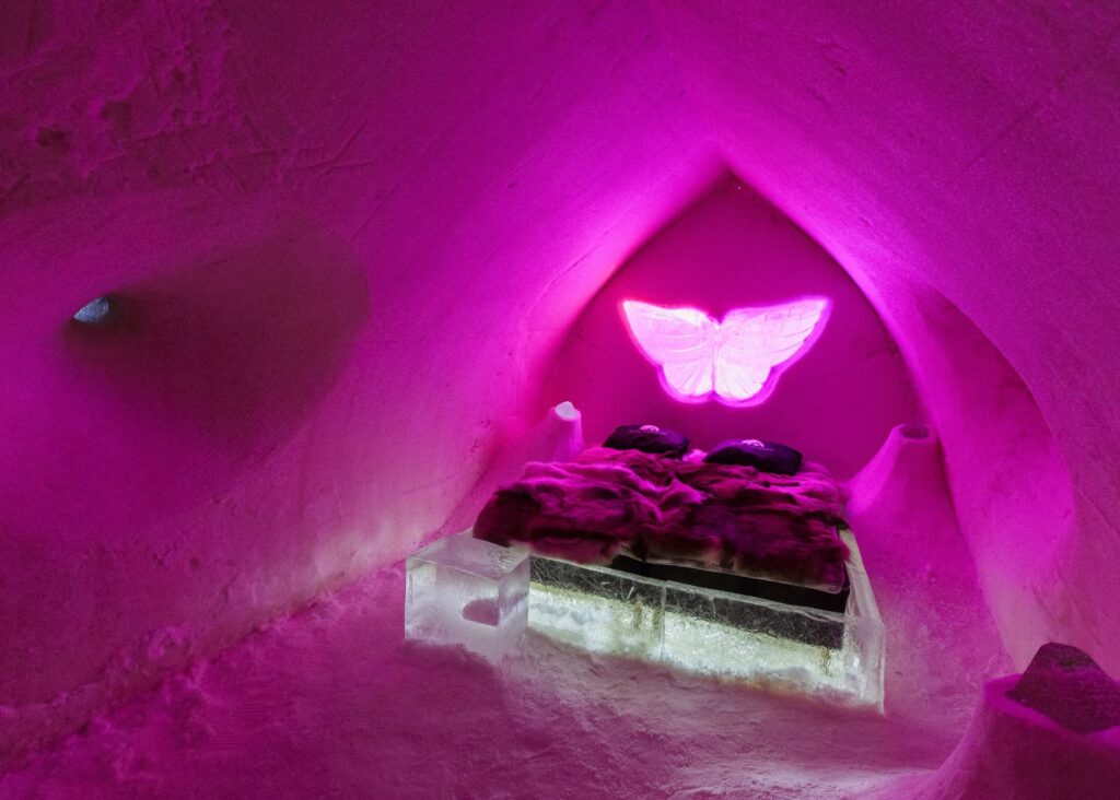 Arctic SnowHotel & Glass Igloos, Rovaniemi, Lapland, Finland